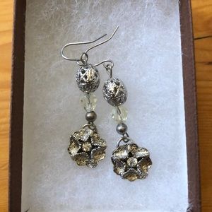 Start dangle earrings